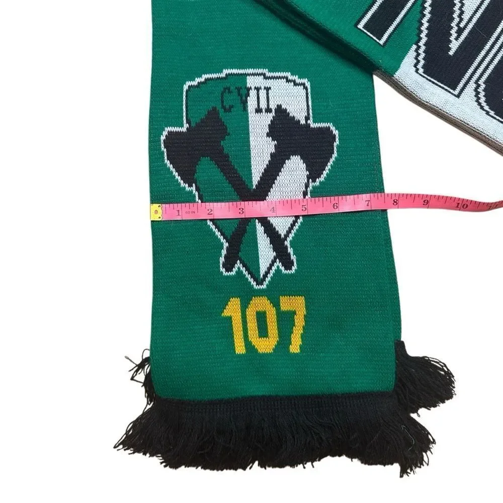 Portland Timbers Timbers Army NO PITY PTFC 107 Black Fringe 68 x 7 100% Acrylic